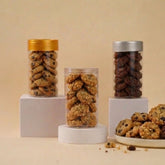 Packaging for Bakery Products for Takeaway, Delivery & Gifting with Clear Jars for Fresh and visible Presentation.