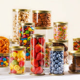 Clear Tin Jar for Everyday Food Packaging Needs with Durable Design, Clear Visibility and Easy Handling