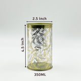 Clear tin 350 ML FESTIVE| Rs. 23.4 per Piece | Box of 700 Pieces