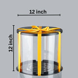 Clear Cake Box 12*12*12 inch | Rs. 190 per Piece | Box of 10 Pieces