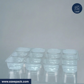 Clear Mini Muffin Tray – 12 Slot | ₹2.00 per Piece | Box of 200 Pieces