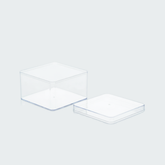 Clear Square Dessert Box – 375 ML | ₹35.00 per Piece | Box of 80 Pieces