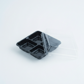 Clear Mini Brownie Tray – 4 PCS | ₹11.00 per Piece | Box of 100 Pieces