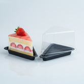 Clear Triangular Pastry Tray - 415 ML | ₹22.00 per Piece | Box of 100 Pieces