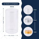 Clear Jar 375ml | Box of 84 pcs | From Rs.15/Pc | Clear, Gold and Silver lids