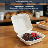 Ezeepack Bento Box – 6″ | ₹17.00 per Piece | Box of 100 Pieces