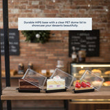 Clear Triangular Pastry Tray - 415 ML | ₹22.00 per Piece | Box of 100 Pieces