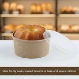 Clear Round Kraft Bowl – 750 ML | ₹42.00 per Piece | Box of 60 Pieces