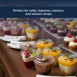 Clear Triangle Dessert & Fruit Bowl – 160 ML | ₹12.00 per Piece | Box of 120 Pieces