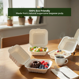 Ezeepack Bento Box – 6″ | ₹17.00 per Piece | Box of 100 Pieces