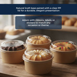 Clear Round Kraft Bowl – 750 ML | ₹42.00 per Piece | Box of 60 Pieces