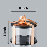 Clear Cake Box 8*8*6 inch | Rs. 80 per Piece | Box of 10 Pieces