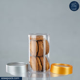 Clear Jar 375ml | Box of 700 pcs | From Rs.13.5/Pc | Clear, Gold and Silver lids