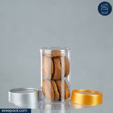 Clear Jar 375ml | Box of 84 pcs | From Rs.15/Pc | Clear, Gold and Silver lids