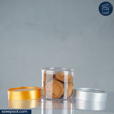 Clear Jar 525ml | Box of 80 pcs | From Rs.19/Pc | Clear, Gold and Silver Lids