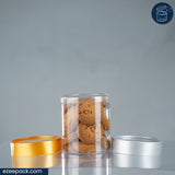 Clear Jar 650ml | Box of 420 pcs | From Rs.19.8/Pc | Clear, Gold and Silver Lids