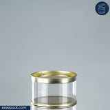 Clear tin 200ml | Rs. 18.90 per Piece | Box of 840 Pieces