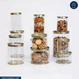 Try Before You Buy Combo – Clear Tins + Dessert Box Sample Kit (22 Pieces) | Clear Tin Jar + Dessert Box |