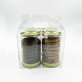 Clear Tin Jar 350ml 4-Piece Hamper Box | Box of 15 Hampers | Rs. 129/set