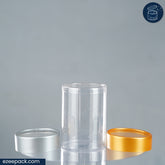 Clear Jar 275 ml | Box of 126 pcs | From Rs.12/Pc | Clear, Gold and Silver lids
