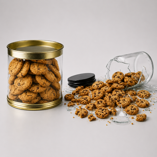 400 ml Clear Tin Jars