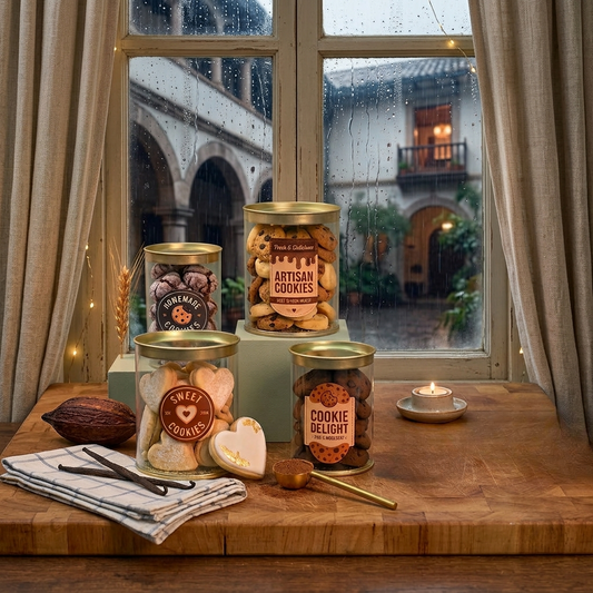 Clear Tin Jars