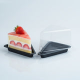 Clear Triangular Pastry Tray - 415 ML | ₹22.00 per Piece | Box of 100 Pieces