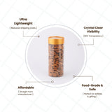 Clear Jar 475ml | Box of 84 pcs | From Rs.18/Pc | Clear, Gold and Silver Lids