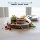 Clear Round Dessert Box – 425 ML | ₹36.00 per Piece | Box of 36 Pieces