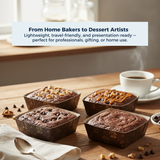 Square Mini Brownie Mould – 215 GM | ₹23.00 per Piece | Box of 180 Pieces