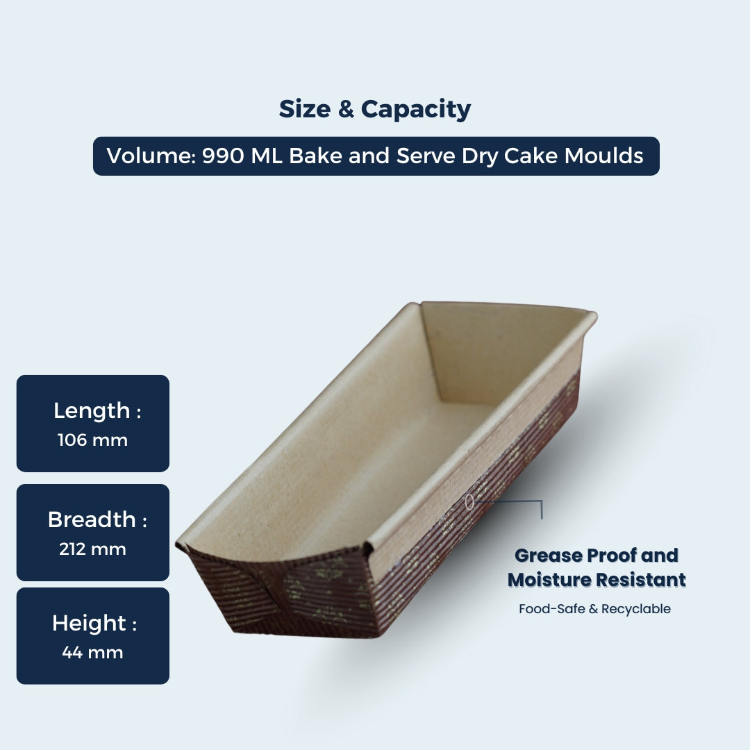Rectangular Cake Mould Rectangular Bake Mould – 990 GM | ₹28.00 per Piece | Box of 60 Pieces ...