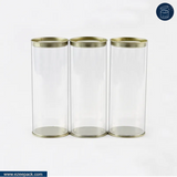 Clear tin 450ml  | Rs. 25.2 per Piece | Box of 560 Pieces