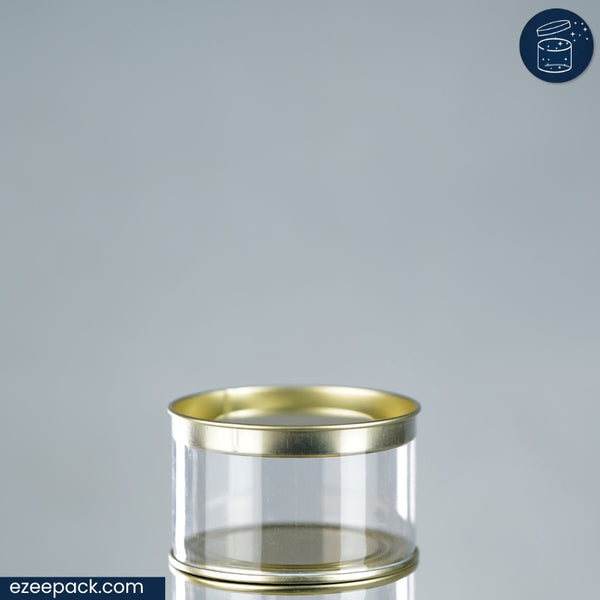 Clear tin 200ml | Rs. 18.90 per Piece | Box of 840 Pieces